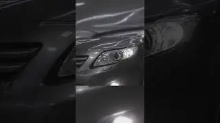 BI-LED линзы в Toyota Corolla #automobile #led #aozoom #toyota #corolla