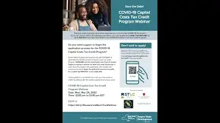 New York State COVID-19 Capital Costs Tax Credit Program: STLC Chamber's March 2023 Lunch & Learn