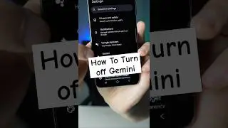 How To Turn off Gemini #techtips #androidtips #samsungtips