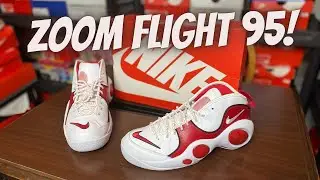 Подробный обзор кроссовок Nike Air Zoom Flight 95 &laquo;Brent Barry&raquo; и на ногах!