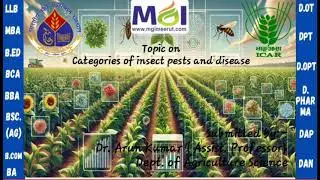 #PRICIPLES OF INTEGRATED PEST AND DISEASE MANAGEMENT #INSECT PESTS AND DISEASES  #BSC.AG #mgimeerut