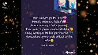 Her innocence, warmth & home🏡 Micropoetry✍ #hanutales #yourquote #poetry