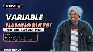 #5 Python Variables, Naming & Dynamic Typing Explained | snake_case, Keywords & type()