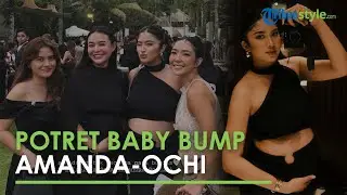 Hamil Besar! Amanda Manopo dan Ochi Rosdiana Tetap Anggun di Pernikahan Ranty Maria&ndash;Rayn Wijaya