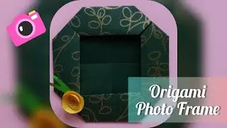 Origami Photo Frame | DIY | Easy origami photo frame