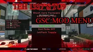 [MW2/TU9/GSC]TEH1337'S TU6 MW2 MOD MENU WORKING ON TU9 BY INFINITY LOADER!
