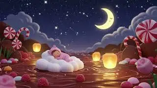 Dreamy Chocolate River Ride 🍫 | A Sweet Lullaby for Sleepy Little Ones 🎵