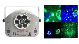 BO-E211 Disco led effect light(bee eye + pattern + strobe + laser)