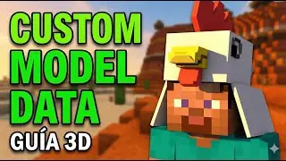 C&oacute;mo A&ntilde;adir Items y Modelos Personalizados con CUSTOM MODEL DATA (3D) - Minecraft 1.21.4+