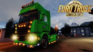 Скания Стримлайн по нашей сборке в Euro Truck Simulator 2. 2K. 06.03.2023.