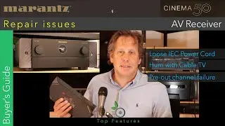 Проблемы с ремонтом Marantz Cinema 50: отключение питания, шум на входе, неисправность канала пре...
