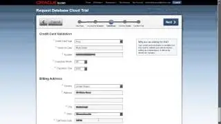 Ordering a Trial Subscription to an Oracle Cloud Service