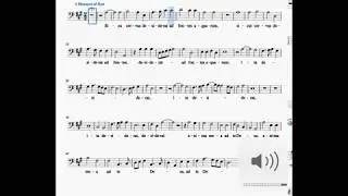 Sicut cervus - Bass Part