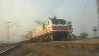 Back To Back Dangerous High Speed Shatabdi,Rajdhani,Garibrath Express Trains Burns The Tracks!!