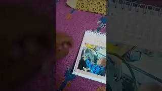 opening of customized photo calendar #video #youtubeshorts