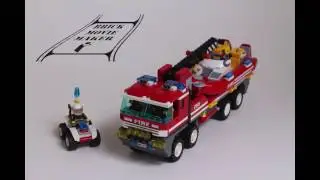 Lego 7213 Feuerwehr Truck + Boot / Off Road Fire Truck and Boat speed build