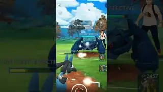 Lucario VS Metagross in ultra league CP-2500🥊✨️🔥#pokemongo #trandingsong #sorts