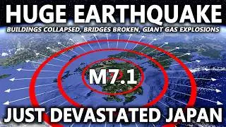 Terrible Scenes Emerge from the M7.1 Japan Earthquake...