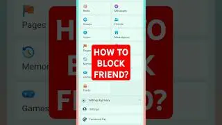 How to block someone on Facebook? #shortsfeed #facebooktips #facebookblock #facebooksettings