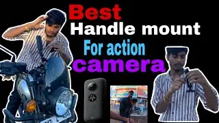  Best Handle Mount for Action Camera | Moto Vlogging Setup 2025 | Amazon Product Review
