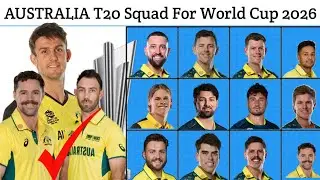 Australia T20 World Cup 2026 Squad Announced | Full Squad, Captain & Analysis