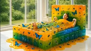 Which Dream Bed Is Your Favorite? 🦋✨  Oddly Satisfying AI ASMR