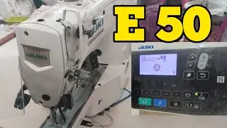 Juki LK -1900BN Error E 50 Button & Bartack 