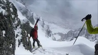Curavacas 2524m con esqu&iacute;s de traves&iacute;a, Vidrieros 17-2-18