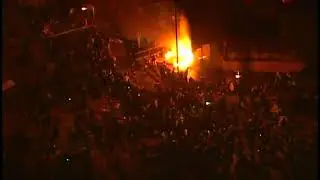 Protesters angered by black mans death set Minneapolis police station on fire