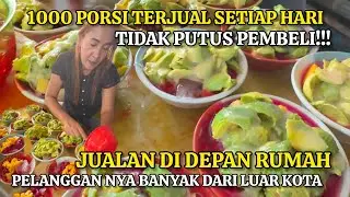 1000 porsi es buah luber ludes dalam setengah hari | habis 400 kg alpukat  