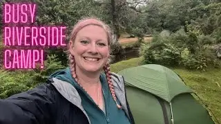 Busy Dartmoor Riverside Camp!