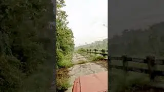 Road from haunted bridge