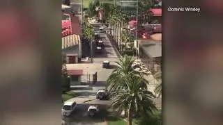 Pursuit in College Area caught on camera