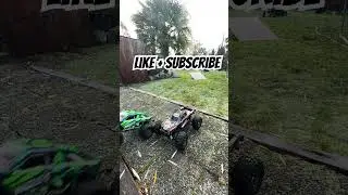 The Next Level RC: Traxxas Hoss 4x4 VXL - Backyard Monster Trucks #shorts