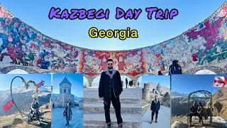 Places to visit in Kazbegi | DayTrip #georgia #kazbegi #mountains #snow #ananuri #travel #couple