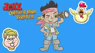 Jake & the Neverland Pirates Color Page!  Surprise Egg with Care Bear!  EWMJ #79