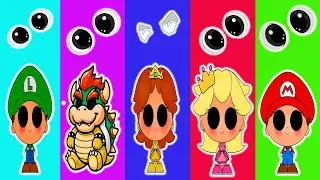 Let&rsquo;s Play: Match the Eyes🎮🧩Complete Luigi, Mario, Daisy, Princess & Bowser&mdash;The Arena Is Ready | Fun