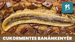 Cukormentes banánkenyér recept | Nosalty