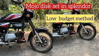 Mojo disk set in splendor | splendor modified | splendor modified kerala | hero honda splendor