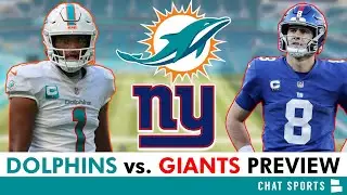 Dolphins vs. Giants Week 5 Preview: Score Prediction + BOUNCE BACK Game For Tua Tagovailoa & Miami!