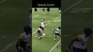 Calvin Austin III 💨 He is very Fast 🔶 #steelers #steelerscamp
