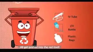 Biomedical waste management procedure. #bmw #cartoon video #hospital