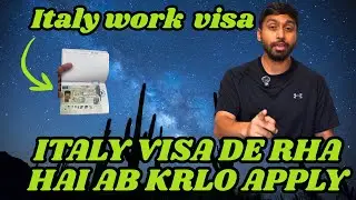 ITALY WORK PERMIT VISA #italy #italyworkpermit #italyworkvisa #italywork #harrysingheuropa 