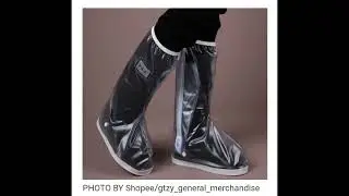 Rainy season must-have - shoe covers from Shopee