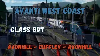 Avonhill - Cuffley - Avonhill &brvbar; Avanti West Coast Class 807 EMU &brvbar; British Railway #roblox #train #uk