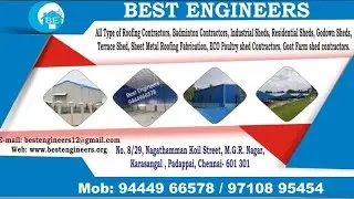 Sun shed Work￼ polycarbonate Roofing Sheet Metal fabrication in cengalpattu and Chennai Padappai ￼￼
