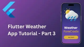 3. Flutter Weather App Tutorial &ndash; Part 3 | Home Screen & Custom scaffold 