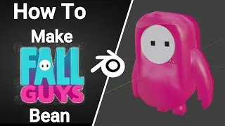 How To Make Fall Guys In Blender In 5mins | TheCodingKey