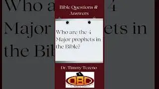 Who are the 4 Major prophets in the Bible?#shorts  #quotes #motivation #quiz #wisdom #theology #love
