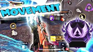 LEARNING MOVEMENT WITH WRAITH I RANKED I MASTER I APEX LEGENDS MOBILE